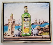 Otto Waalkes "HELBING" hands. und limitiert + Gerahmt 51 x 61