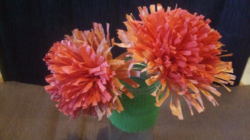 Krepprosen krepp papier - x,