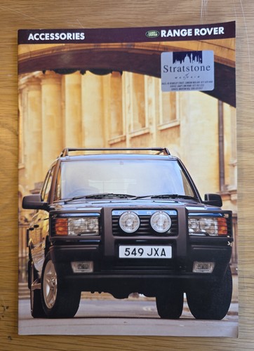 Range rover zubehörkatalog - range,