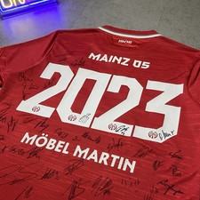 FSV Mainz 05 Trikot 19/20 XXL Lotto Bundesliga Home Jersey vollständig Signiert