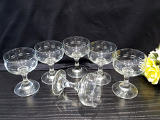 6 Likörschalen geschliffen