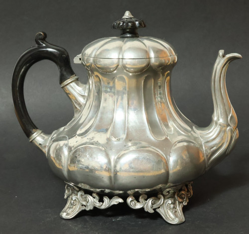 Alte silberne kaffee kanne - alte,