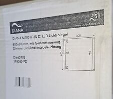 DIANA M100 LED Design-Lichtspiegel 80x80cm – UVP 691 EUR