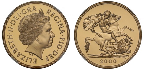 Elizabeth 2000 gold pf70 - elizabeth,