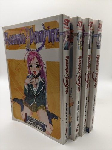 Rosario vampire 4 manga - rosario, 1-4