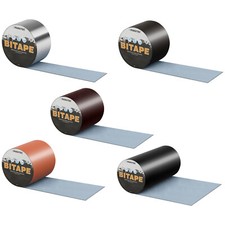 Aludichtband Bitumenband Dachreparatur 10 lfm verschiedene Breiten 5 Farben