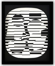Victor vasarely heliogravure - vasarely-,