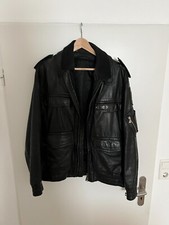 Polizei Lederjacke ALT, mit Schulterklappen 1 Stern