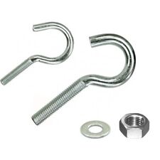 Schraubhaken M4 M5 M6 M8 Hakenschraube Haken Gewinde metrisch Stahl verz. Mutter