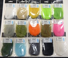 Sybai PIKE FLASH DUBBING uv-reflectiv 10 cm Fasern 15 Farben Pike Flash Dubbing