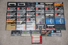 38 Stück Audiokassetten Tape Cassette Kassette TDK FUJI Scoth BASF Maxell Magna