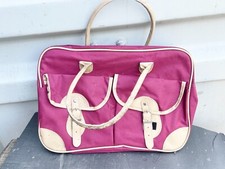 VINTAGE HIMBEERROT LEDER