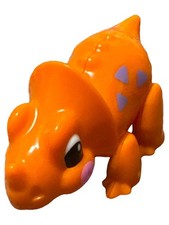 TOLO Toys Figur Orange Eidechse Schleich Spielfigur Kinder Spielzeug