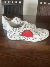 Extravagante Sneaker, Felmini, Gr. 37, Weiß/Schwarz