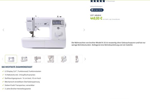 Brother nähmaschine modell - modell, a