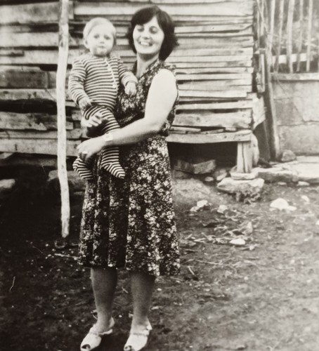 Frau mutter steht 1980 - steht,