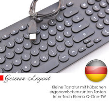 KLEINE DESIGN TASTATUR ETERNO Q-ONE-TW DEUTSCH GERMAN NUMERIC BLOCK QWERTZ TA7