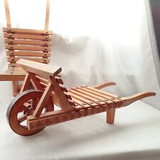 Blumenständer Deko Modell Schubkarre Rustikal detailgetreue Handarbeit Vintage 