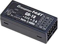 GRAUPNER GR-18 + 3XG + 3A + VARIO 2,4GHZ HOTT EMPFÄNGER / 33579
