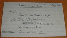 Kriegsgefangenenlager Fanara Ägypten POW Camp 380 DAK Gottlob Grathwohl Calw '47