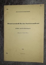 DV 954 Dienstvorschrift für den Starkstromdienst 1954 Bahn Bundesbahn Eisenbahn