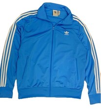 Adidas Firebird Trainingsjacke Herren Größe L Hellblau