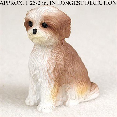 Shih tzu mini figur - mini-figur, hellbraun