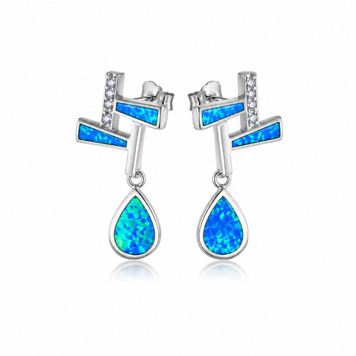 925 silber sterling blau - 925,