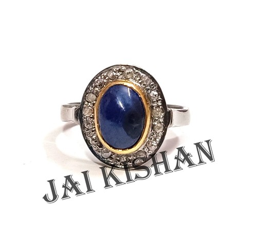 Natural blue saphir edelstein - blue,