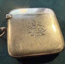 Silber Vesta Etui WHH 1902