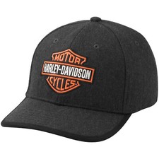 Harley Davidson Cap Bar & Shield Wool Strapback
