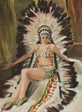 125/439 SAMMELBILD JAHR 1935 ? CHRISTINE MABEL TANZ ZIEGFELD FOLLIES INDIANER
