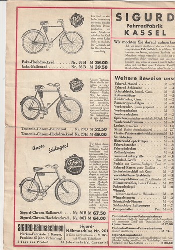 Fahrrad prospekt sigurd - prospekt,