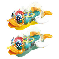 Batteriebetriebene elektrische Ente mit buntem Licht & Sound Frühförderspielzeug