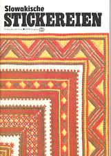 Vintage Handarbeit Slowakische Stickereien  Verlag für die Frau 1984, Broschüre