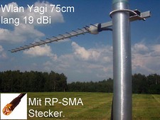 Antenne Richtantenne WLAN Yagi 19 dBi 2,4 GHz 3m H155  Kabel *