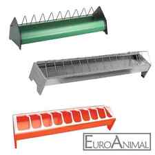 Futtertrog Geflügel Trog Hühnertrog Küken Enten; Kunststoff oder Stahl verzinkt
