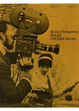 Bolex Prospekt BOLEX H16 EBM ELECTRIC 16mm Filmkamera Broschüre (Y2348