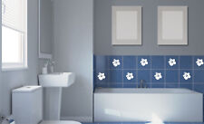 Hibiskus Blumen Fliesen Aufkleber  Fliesenaufkleber Fliesendekor Matt/Glanz H6