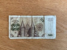 50 Deutsche Mark, 50 DM - Schein