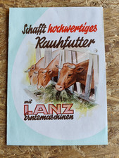 Lanz Futter Prospekt traktor tractor brochure M8