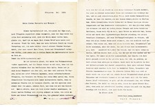 Carl Vinnen Maler Kunstmaler Brief letter Postkarte 1920