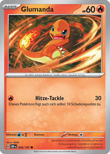 Pokemon glumanda obsidian - glumanda,