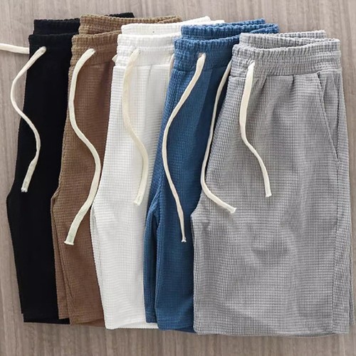 Polyester waffel shorts - waffel,