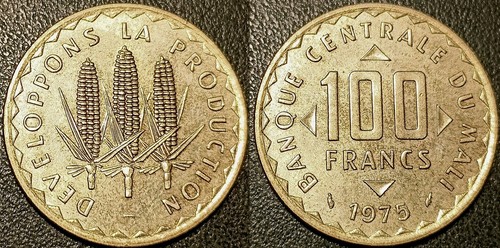 Mali republik 100 francs - -,