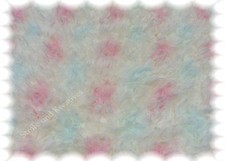 Zottelfell Dots ecru Plüsch