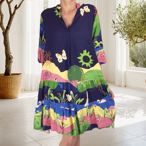 Italy sommerkleid kleid boho - sommerkleid,