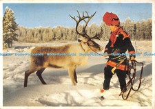 D066309 Same med Draghark. Ensamratt. AB Grafisk Konst. Wastfelt. Jokkmokk