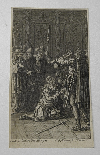 Antiker kupferstich schubert - antiker,