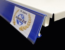 Tegometall Preisschienen blau 100 x 4 cm TE39 Scannerschiene Preisschild Zubehör